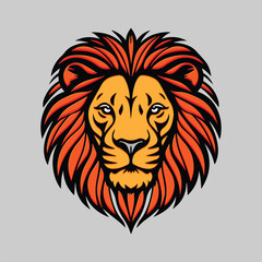 Obraz premium Art Digital Lion Is Suitable For Use On All Platforms
