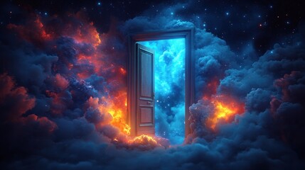 Celestial Doorway Fantasy Cloudscape