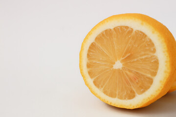 Fresh lemons with a sour taste and fresh aroma, Lemons (Citrus limon L.)
