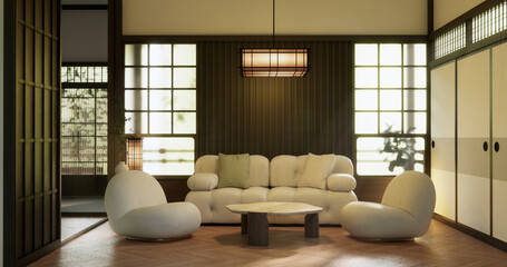 sofa armchair minimalist design muji style.