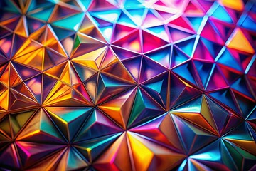 Anime-Inspired Geometric Texture Backdrop: Macro Photography for Online Store