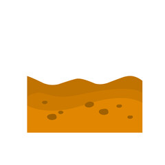 illustration of soil layers
