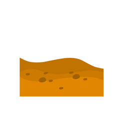 illustration of soil layers