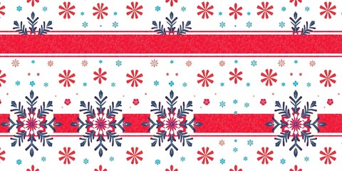 Festive Father's Day: A Sparkling Snowflake Tapestry