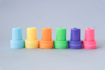 Children's praise stamp illustration, Red Child Friendly Rubber Stamp Seal Vector