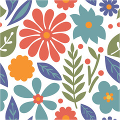 abstract art background, beach beautiful Abstract Seamless floral pattern. Blooming spring flowers in elegant. eps 10.	
