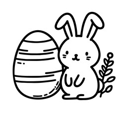 Easter Bunny with Egg