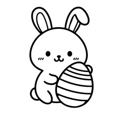 Easter Bunny with Egg