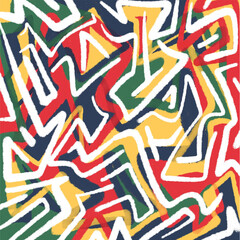 Zig-zag colorful abstract