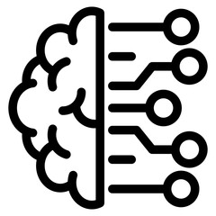 artificial intelligence single icon
