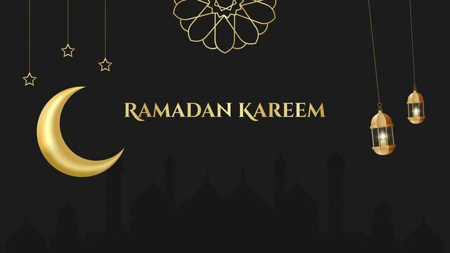 Ramadan Kareem welcomes the month of Muslim fasting worship. Marhaban Ramadan