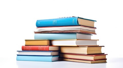 textbooks white background medical