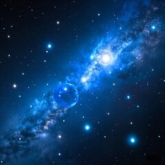 sky with stars at night