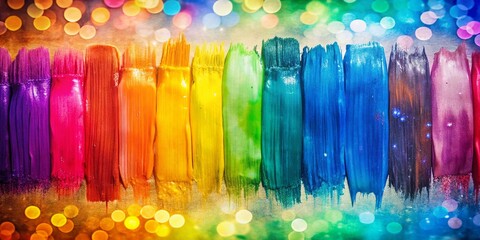 Artistic Watercolor Tile Pattern: Smudged Paintbrush Strokes Background