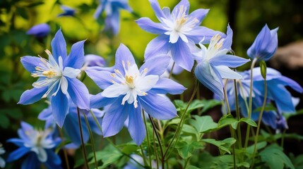serene blue columbine