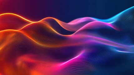 Obraz premium Digital technology background. Abstract tech representation. Colorful. graphic concept for your design