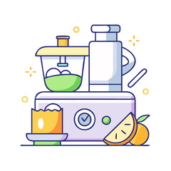 food processor icon, food processor vector illustration-simple illustration of food processor, perfect for food processor logos and icons