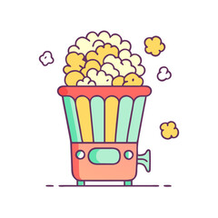 popcorn maker icon, popcorn maker vector illustration-simple illustration of popcorn maker, perfect for popcorn maker logos and icons