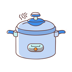 pressure cooker icon, pressure cooker vector illustration-simple illustration of pressure cooker, perfect for pressure cooker logos and icons