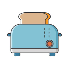 toaster icon, toaster vector illustration-simple illustration of toaster, perfect for toaster logos and icons