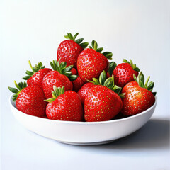 strawberries in a bowl