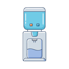 water dispenser icon, water dispenser vector illustration-simple illustration of water dispenser, perfect for water dispenser logos and icons