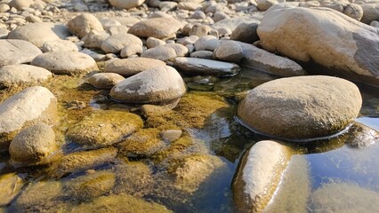 stones in water