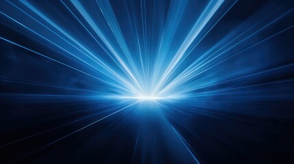 Obraz premium streaks blue rays background