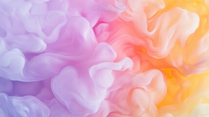 Fototapeta premium Abstract Color Clouds in Motion Blending Harmoniously