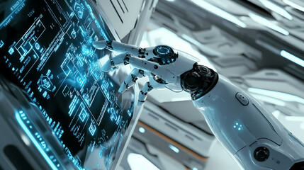 Obraz premium AI empowers future interactive experiences