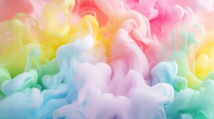 Obraz premium Pastel Swirl Abstract Artistic Background Design Concept