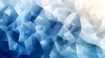 Obraz premium Abstract blue low poly design forming a futuristic background