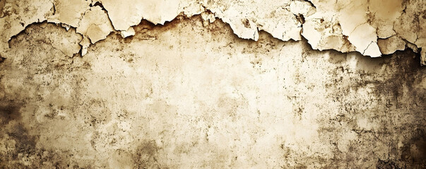 Obraz premium Aged Weathered Wall Texture Background with Cracked and Peeling Paint