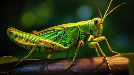 Fototapeta premium green spring bugs