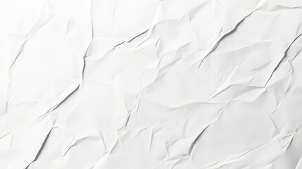 Obraz premium White Wrinkled Paper Texture Background