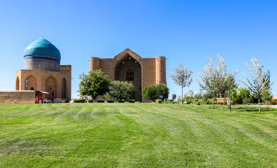 The Mausoleum of Khawaja Ahmed Yasawi is a mausoleum in the city of Turkestan, in southern...