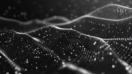 Abstract polygonal space. Background with connecting dots and lines. Artificial intelligence technology concept. Digital innovation concept for your design.