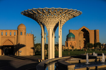 The Mausoleum of Khawaja Ahmed Yasawi is a mausoleum in the city of Turkestan, in southern...