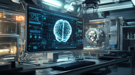 Obraz premium The future of brain research