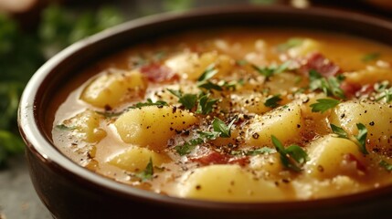 Potato Soup with Parsley