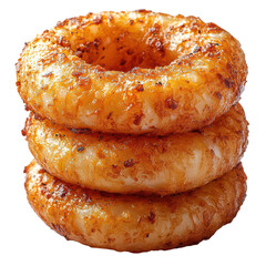 Onion ring isolated on transparent background