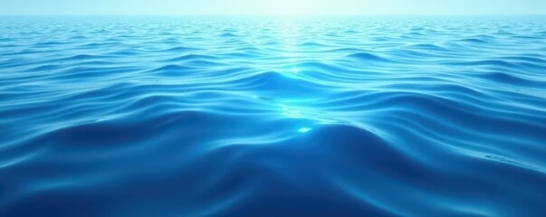 Subtle blue gradient, seamless water texture Deep ocean, calming sea , smooth, cobalt