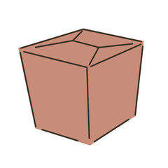 Brown paper food packaging for eco-friendly sustainable product.