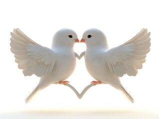 Obraz premium Pair of love birds