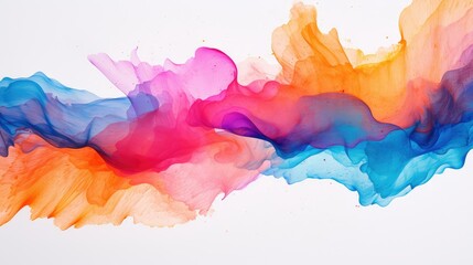 blend water color paint strokes