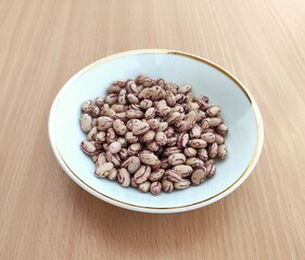 Beans on the table