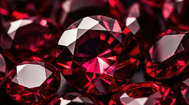 gemstone red rubies