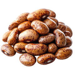 Pinto Beans isolated on transparent background