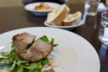 豚のアリスタ　イタリア風ローストポーク