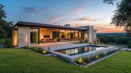 Minimalist Home with Open Floor Plan